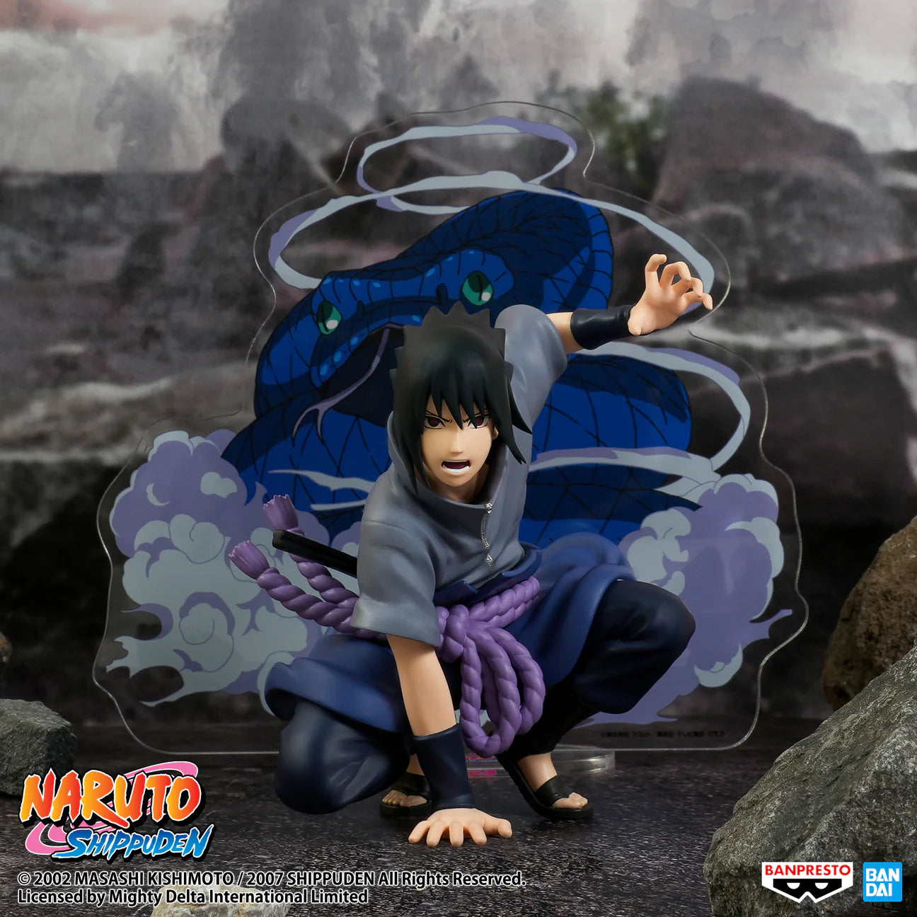 Banpresto Anime Naruto - Sasuke Uchiha Figure (9cm)