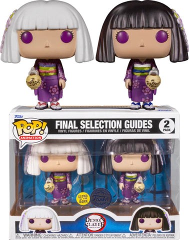 Funko Pop Demon Slayer Final Selection Guides 2pack (Special Edtion Glows in the Dark Exclusive)