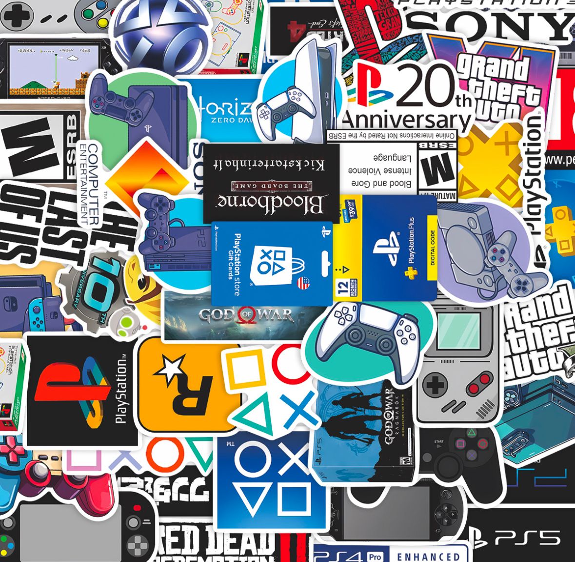 PlayStation Stickers (50pcs)