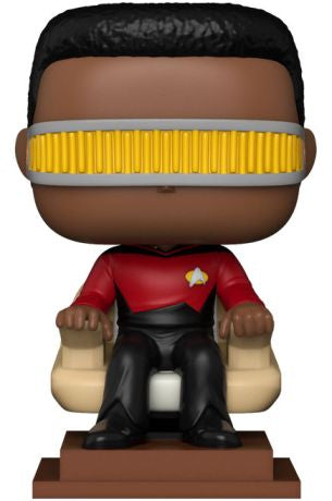 Funko pop Star Trek Geordi La Forge in Captains Chair (Limited Edition)