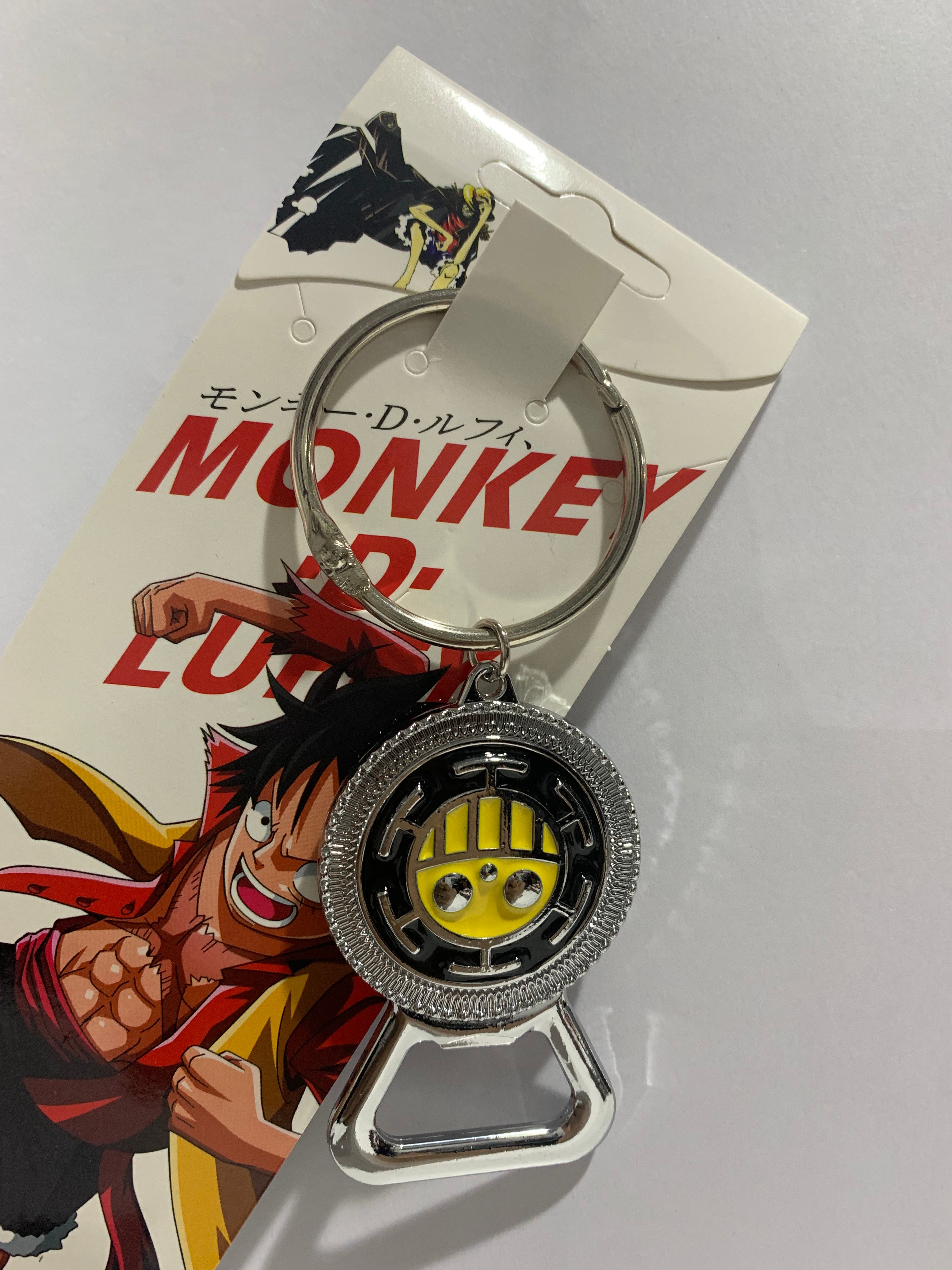 Anime One Piece Bottle Opener Keychain
