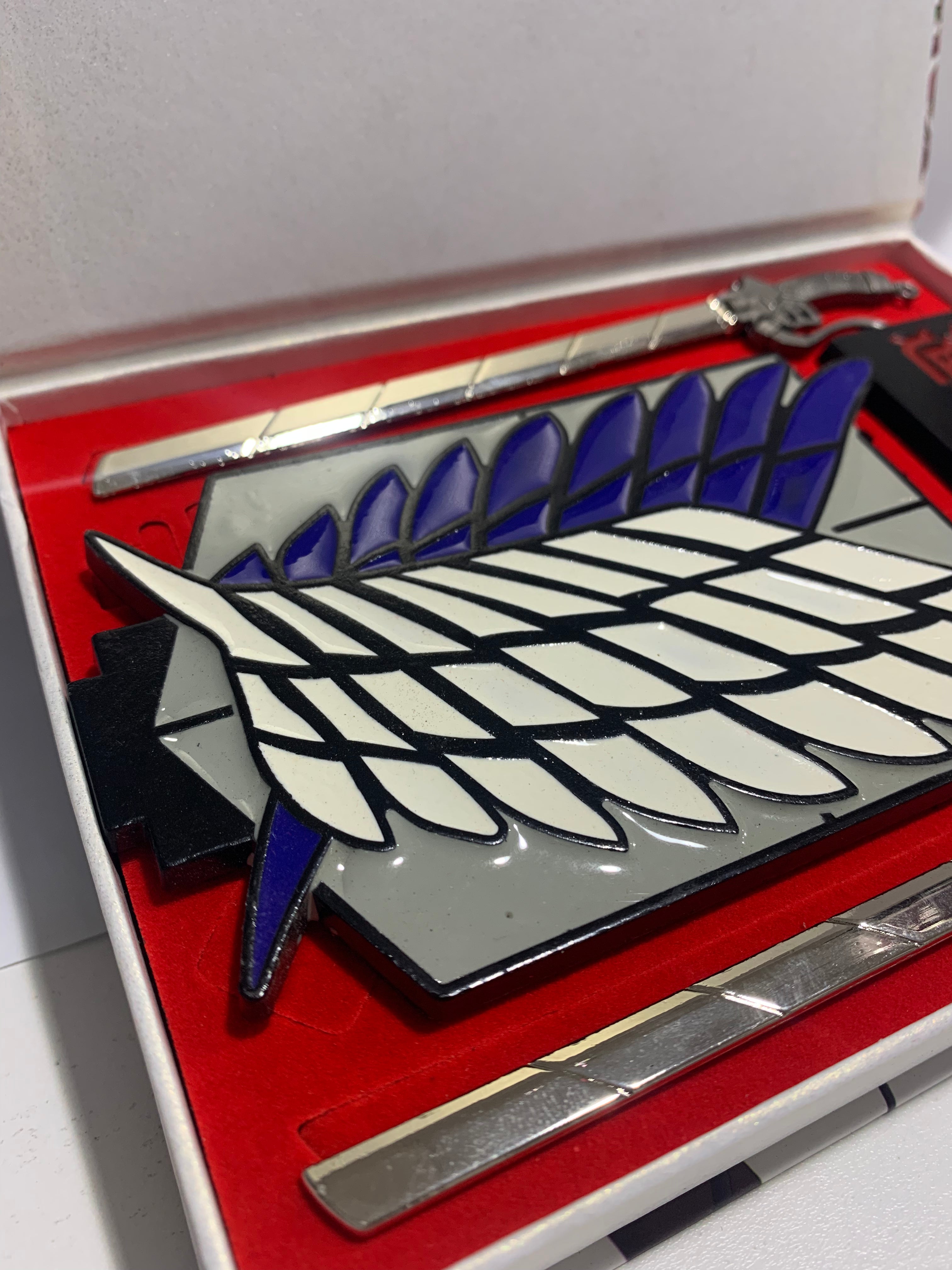 Anime Attack on Titan Metal Logo Collection