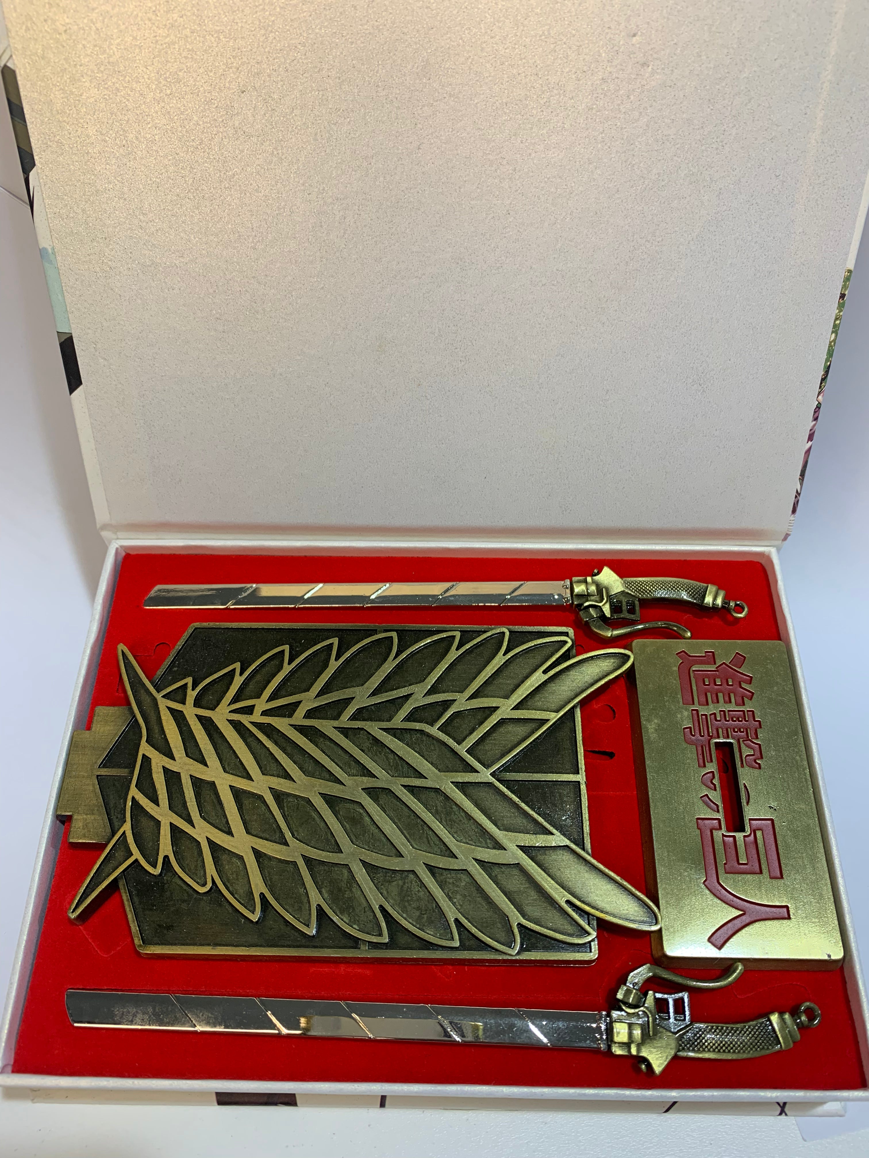 Anime Attack on Titan Metal Logo Collection