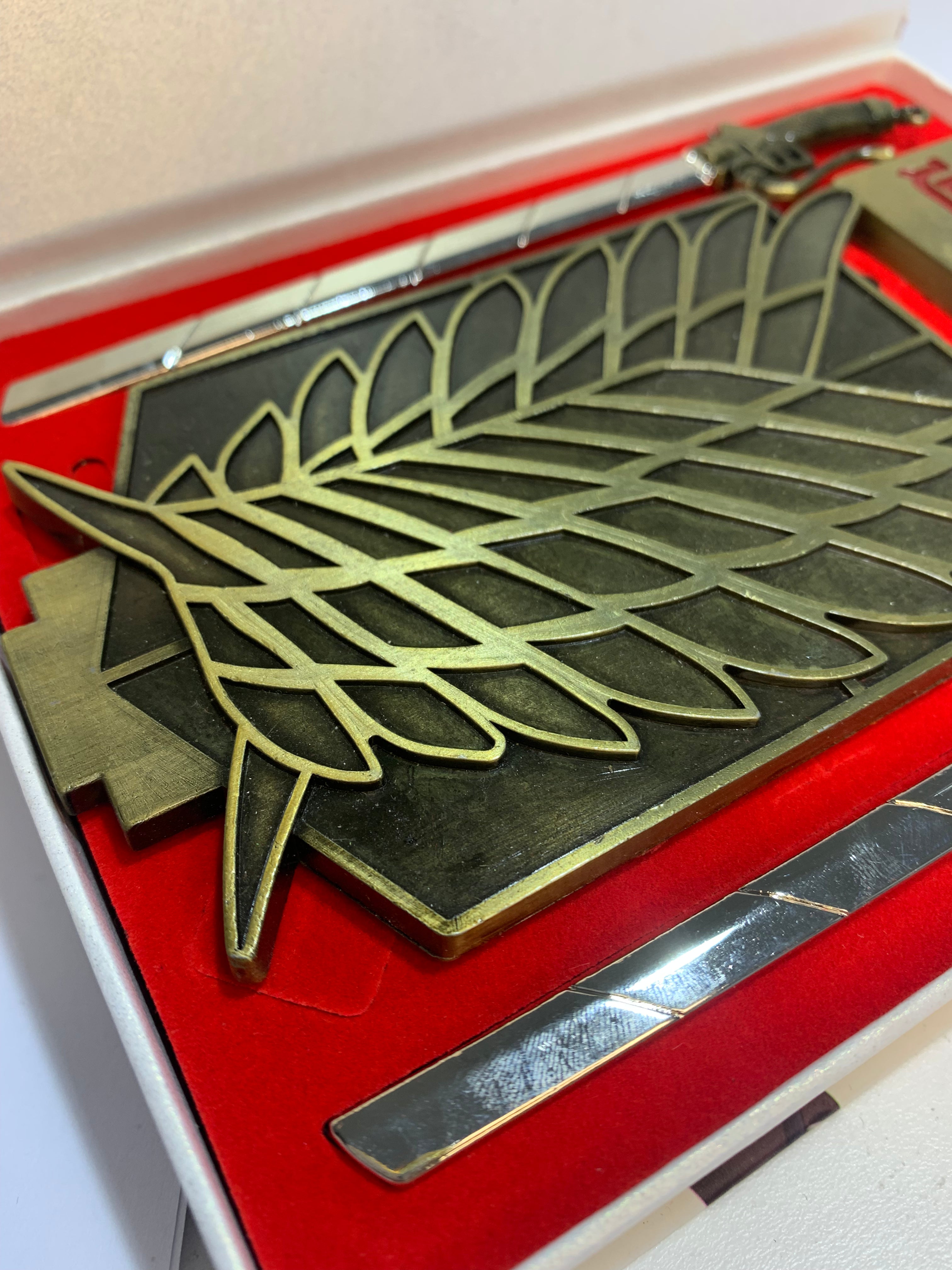 Anime Attack on Titan Metal Logo Collection