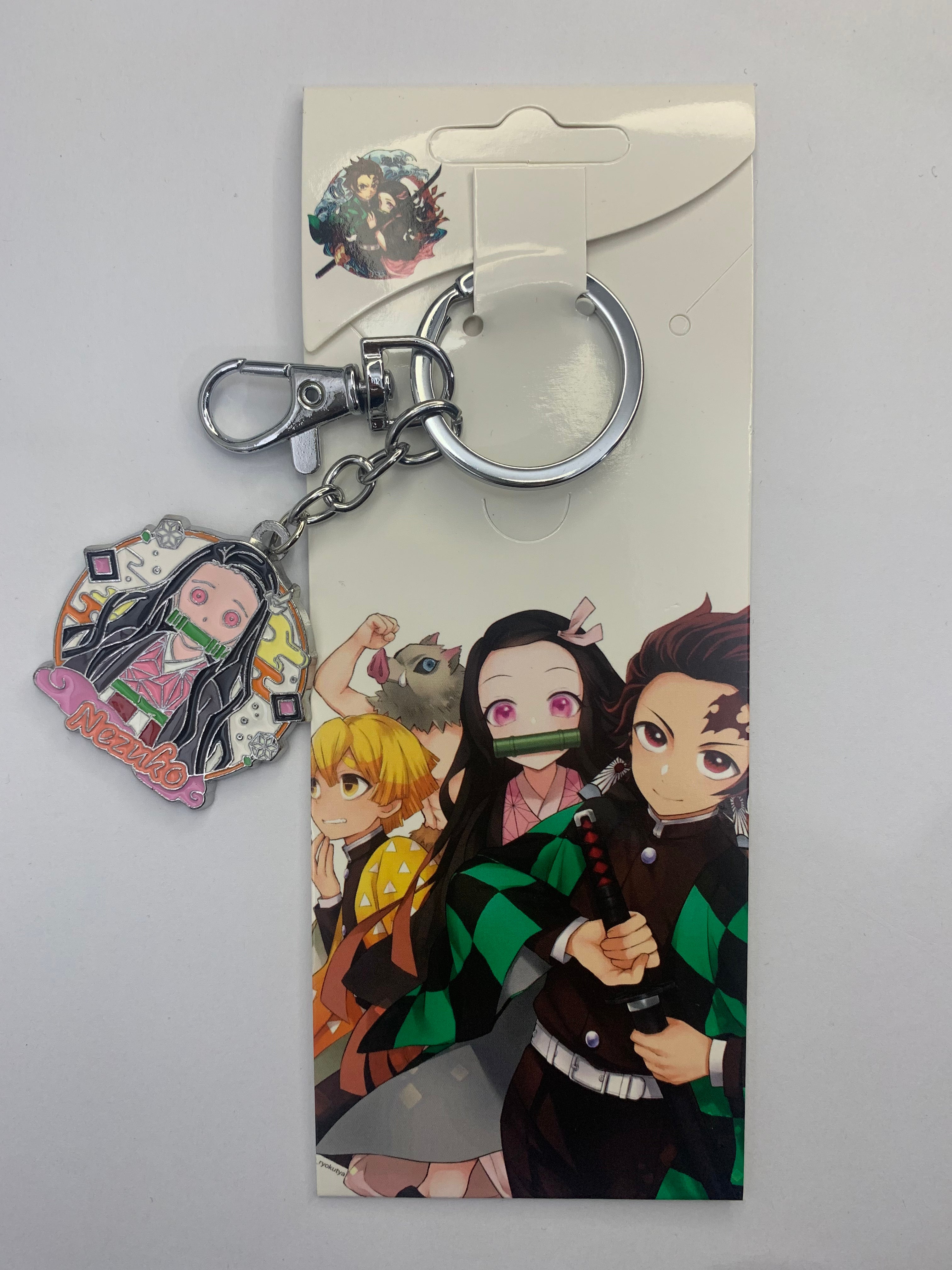 Anime Demon Slayer Nezuko Metal Keychain