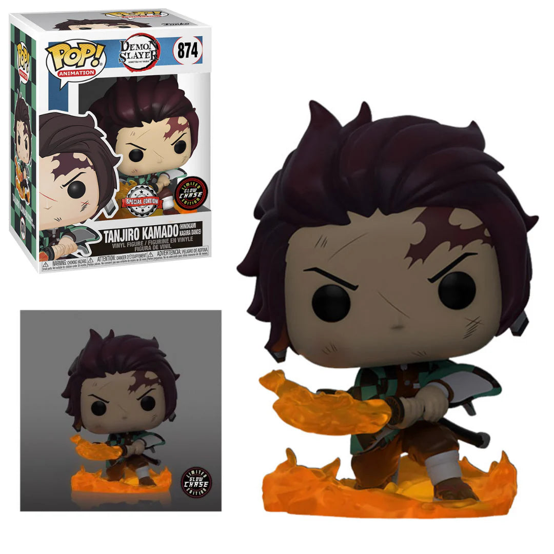 Funko Pop Anime Demon Slayer Tanjiro Kamado (Special Edition + Chase)