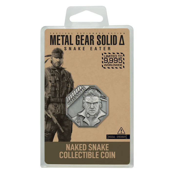 Official Metal Gear Solid Delta Limited Edition Naked Snake Coin