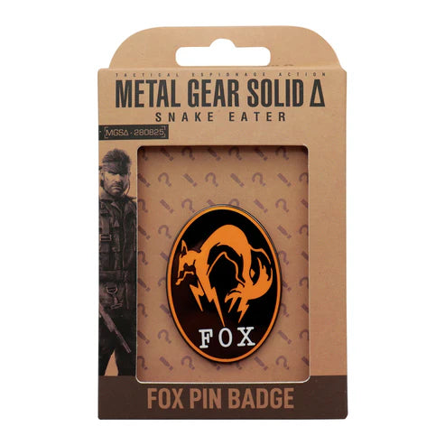 Official Metal Gear Solid Delta FOX Pin Badge
