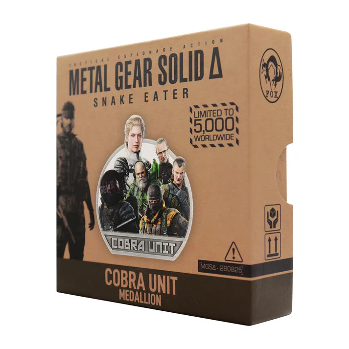Official Metal Gear Solid Delta Cobra Unit Medallion