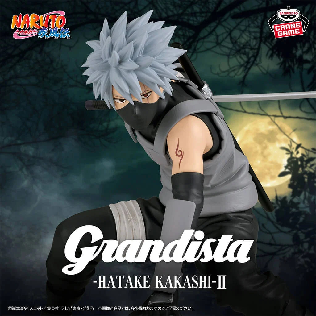 Anime Naruto Shippuden Grandista - Hatake Kakashi II Figure (20cm)