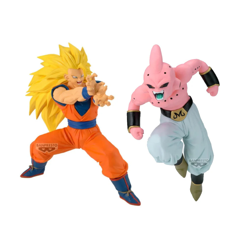 Banpresto Anime Dragon Ball Z - Match Makers Series - Son Goku & Majin Buu Figure (16x17cm)