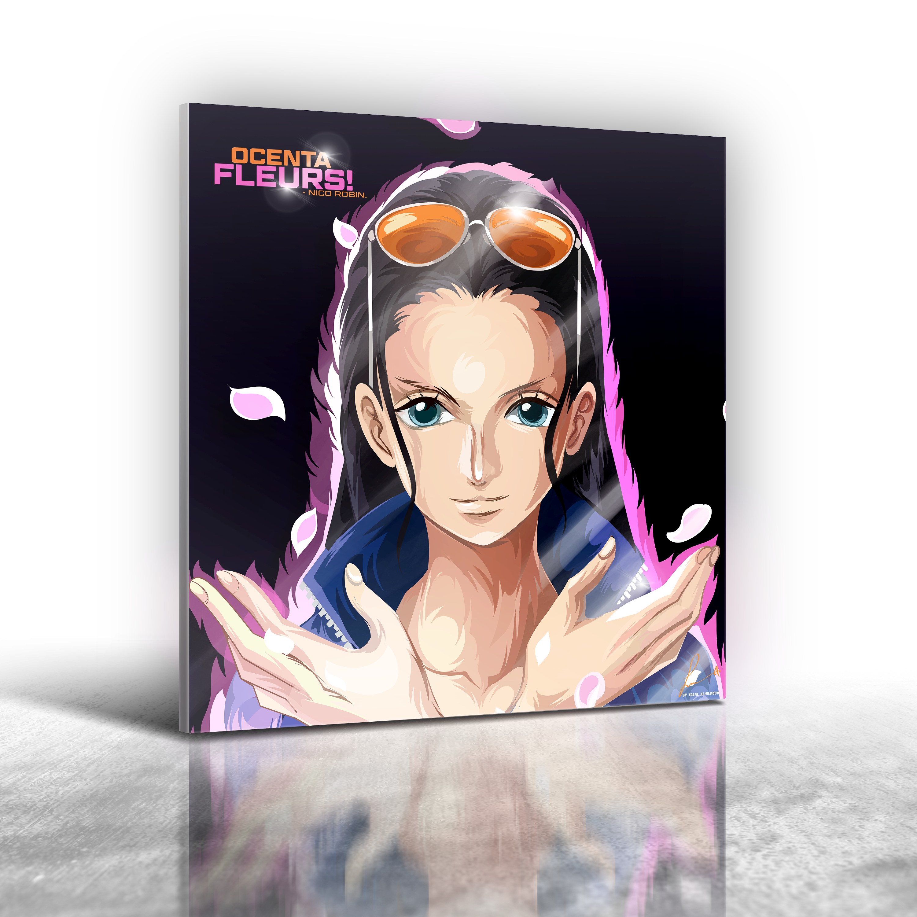 Anime One Piece - Nico Robin Frameless Art Painting (30x30cm)