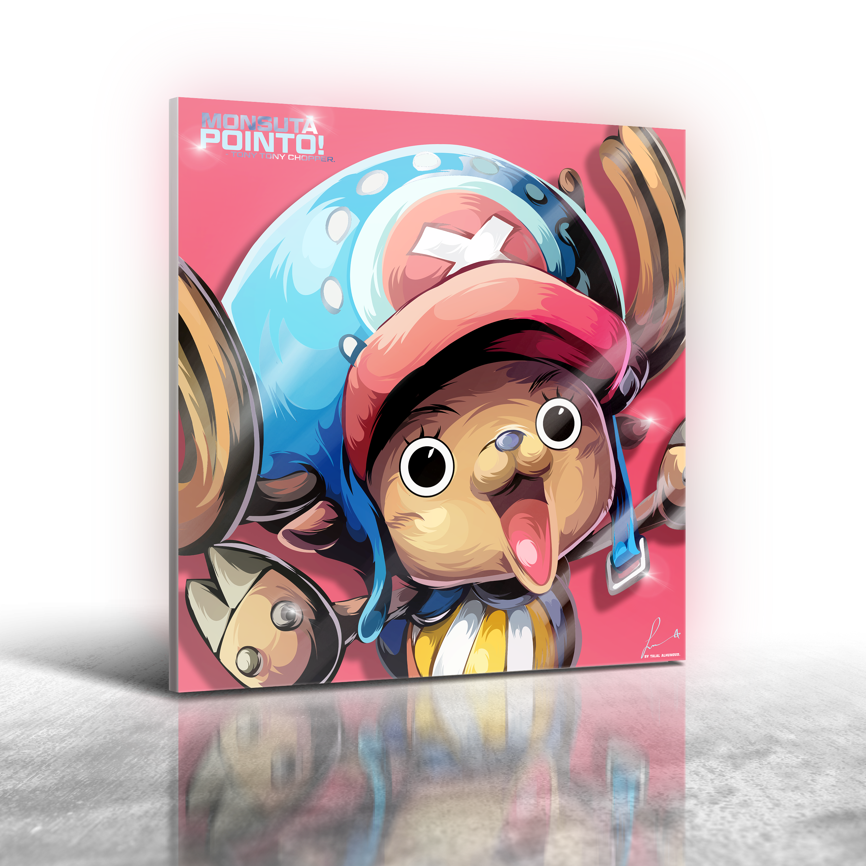 Anime One Piece - Tony Tony Chopper Frameless Art Painting (30x30cm)