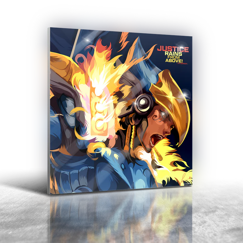 Overwatch - Pharah Frameless Art Painting (30x30cm)