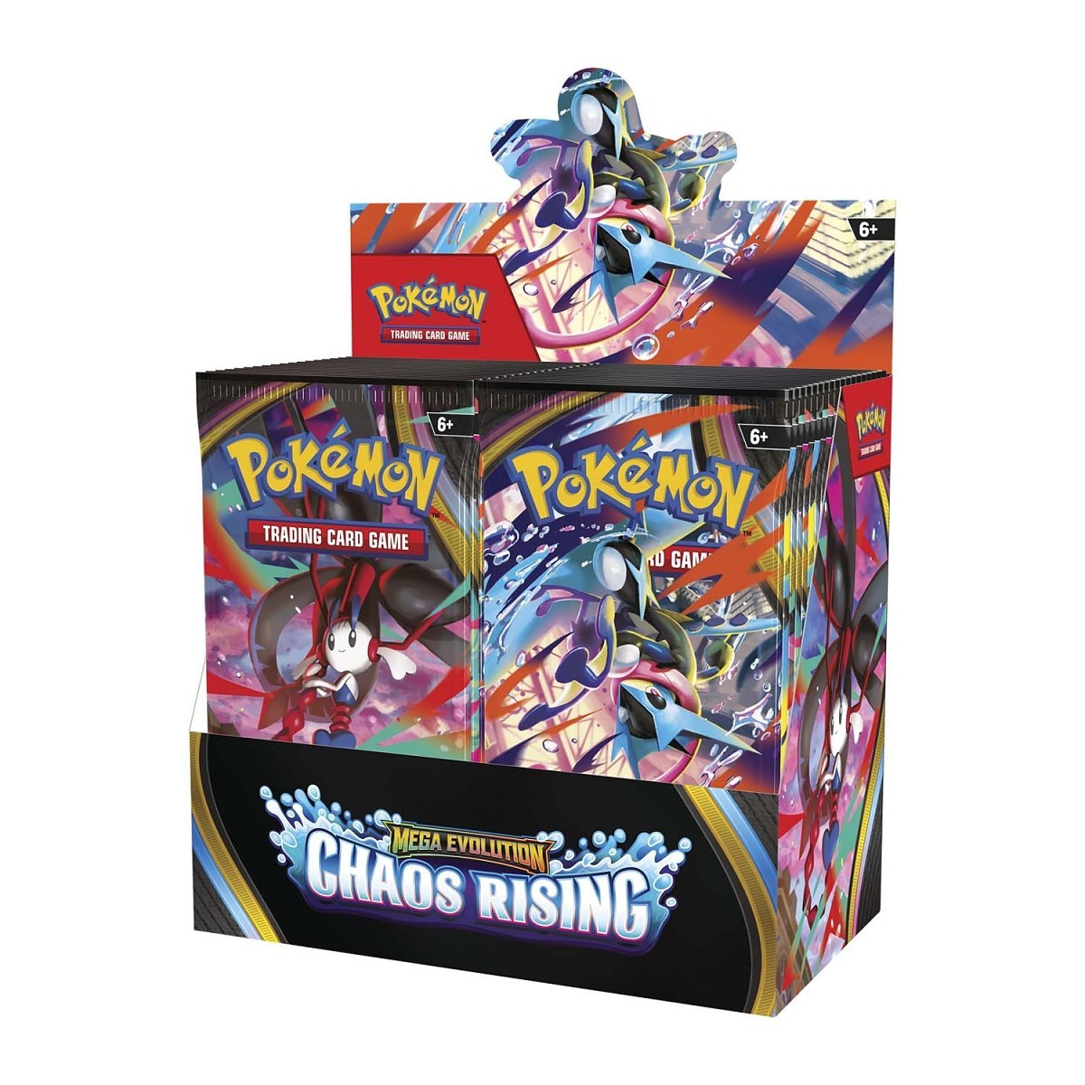 Pokemon TCG: Mega Evolution Chaos Rising Booster Card Full Box (36 Packs) English
