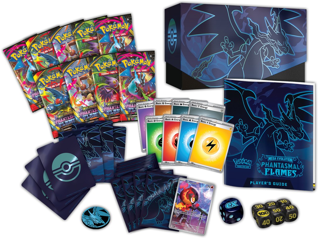 Pokemon TCG: Mega Evolution 02 Phantasmal Flames Elite Trainer Box
