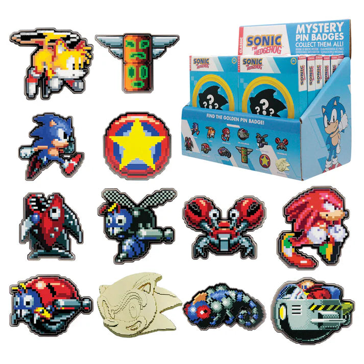Official Sonic The Hedgehog Set Of Mystery Pins Badges Blind Box (1pcs)