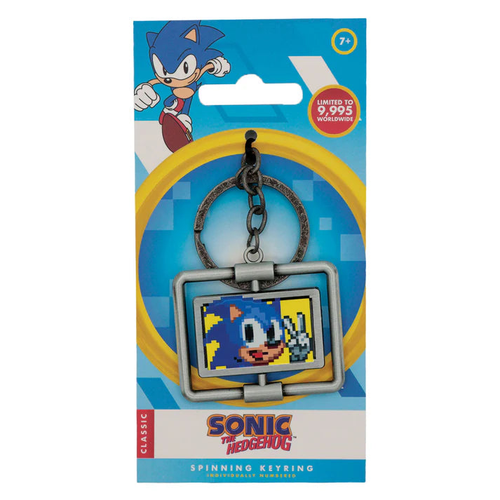 Official Sonic The Hedgehog – Spinning Keyring Limited to 9,995 Pieces