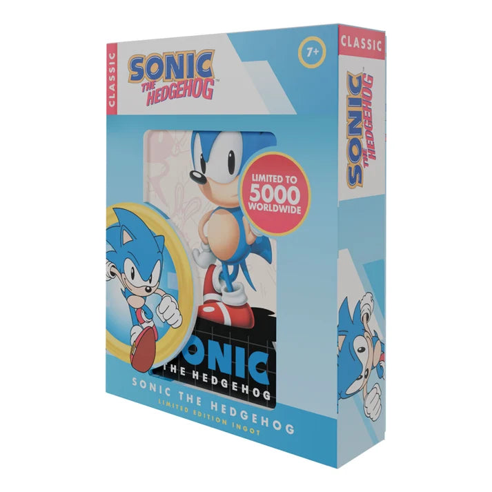 Official Sonic The Hedgehog – Limited Edition Ingot - Limited to 5,000