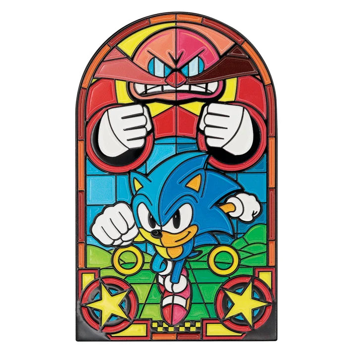 Official Sonic The Hedgehog – Stained Glass Window Style Ingot