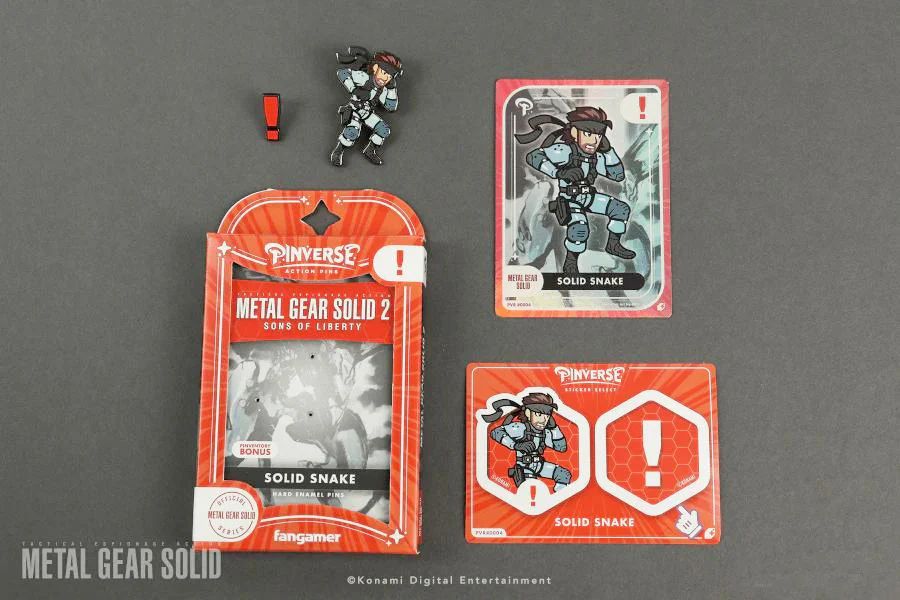 Metal Gear Solid Bundle Offer Of 3pcs Pins Collection