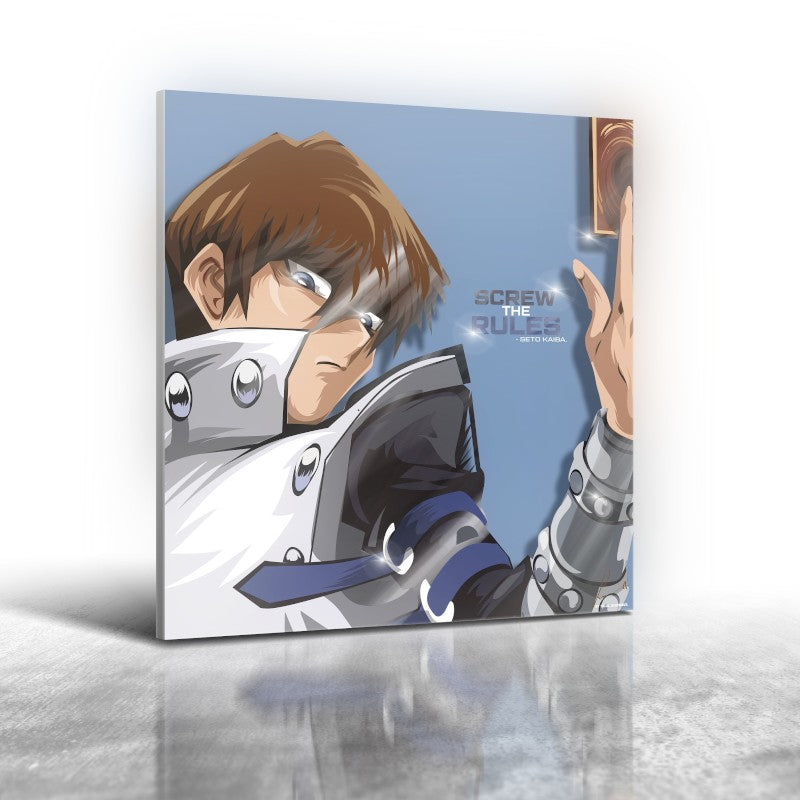 Anime YU GI OH - Seto Kaiba Frameless Art Painting (30*30 cm)