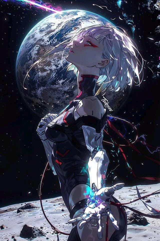 Cyberpunk: Edgerunners Lucy Decorative Painting Wall Wooden Posters (28x43cm)