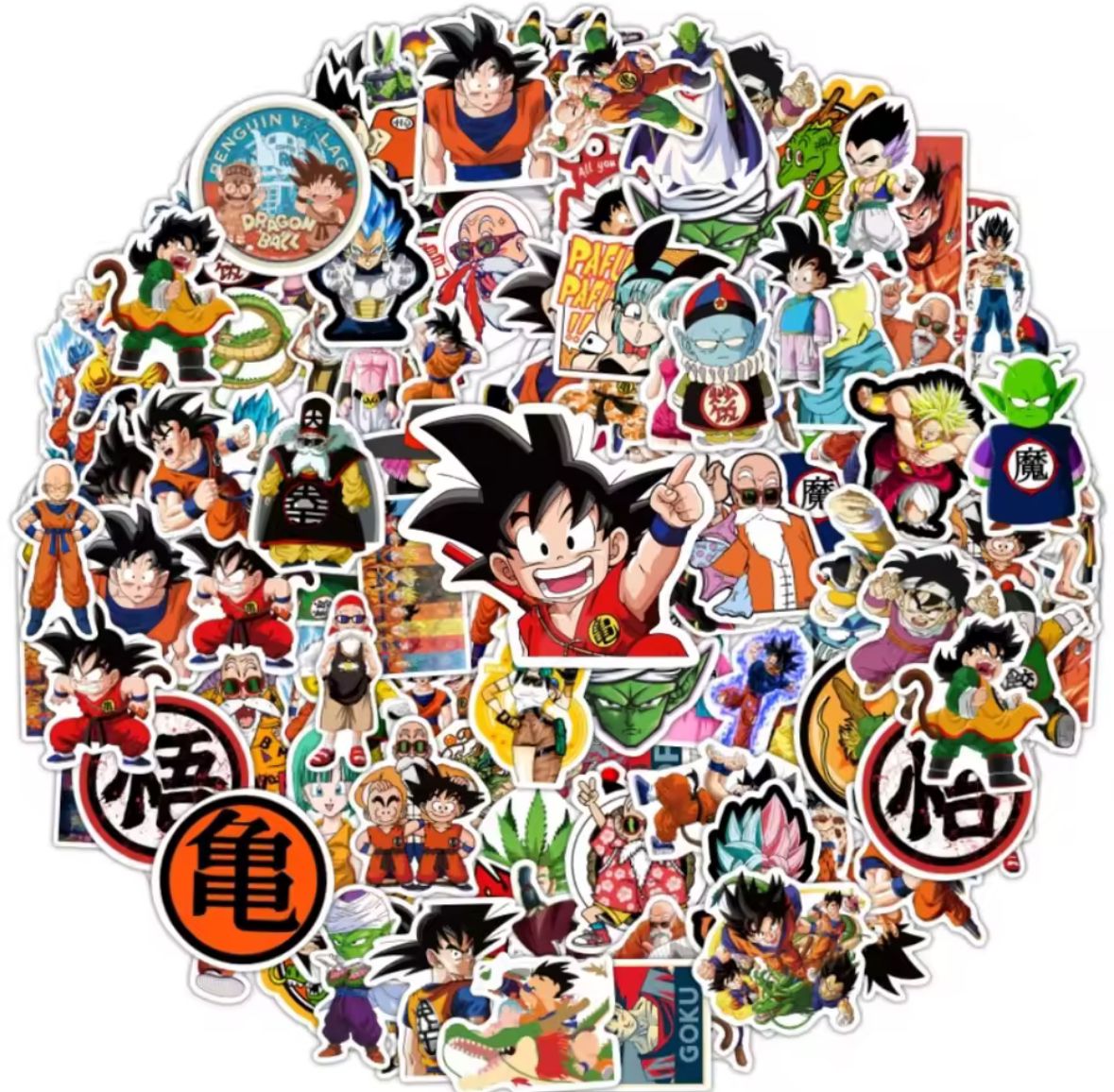 Anime Dragon Ball Stickers (100pcs)