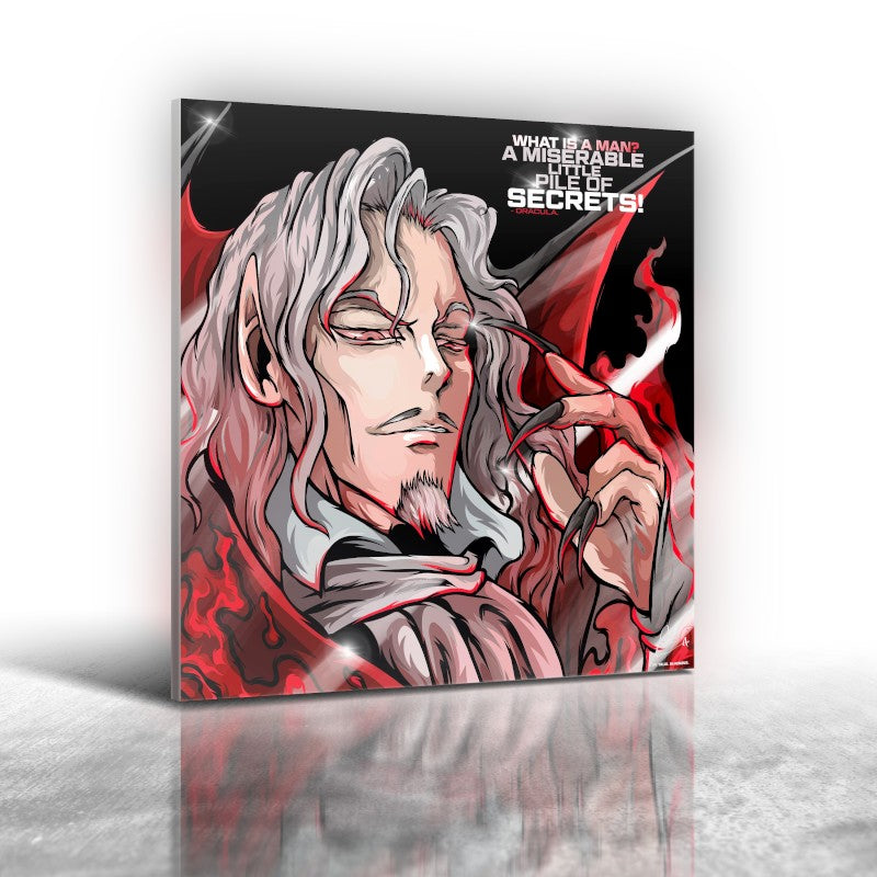 Castlevania - Dracula Frameless Art Painting (30*30 cm)