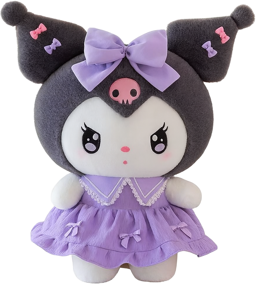 Hello Kitty Kuromi Plush Toy (30cm)