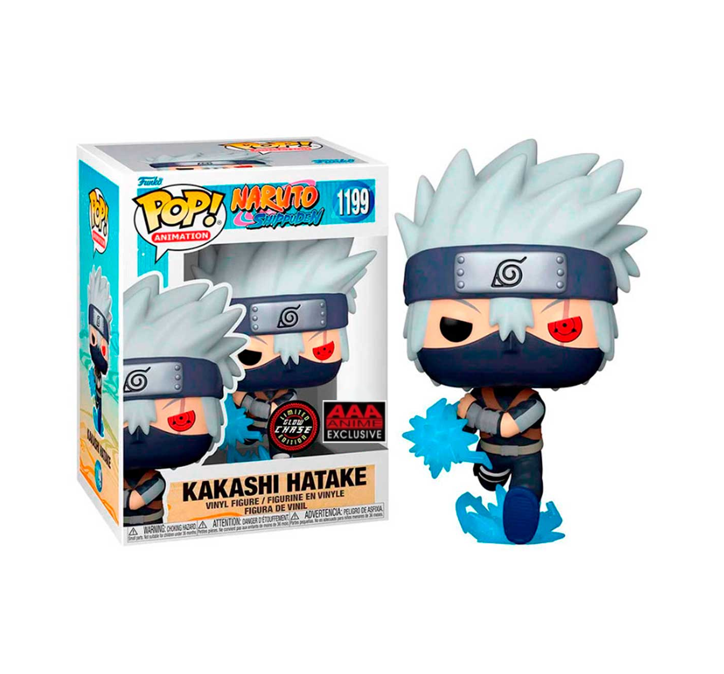Funko Pop Anime Naruto Kakashi Hatake (Chase + AAA Anime Exclusive)
