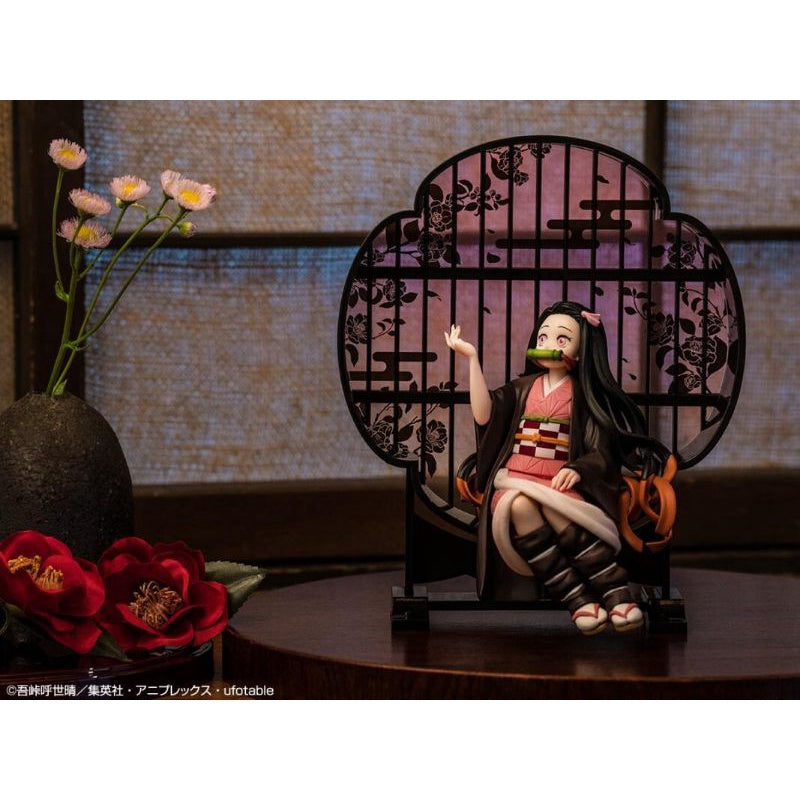 Anime Demon Slayer Resolution Nezuko Layer Scape Figure - (20cm)