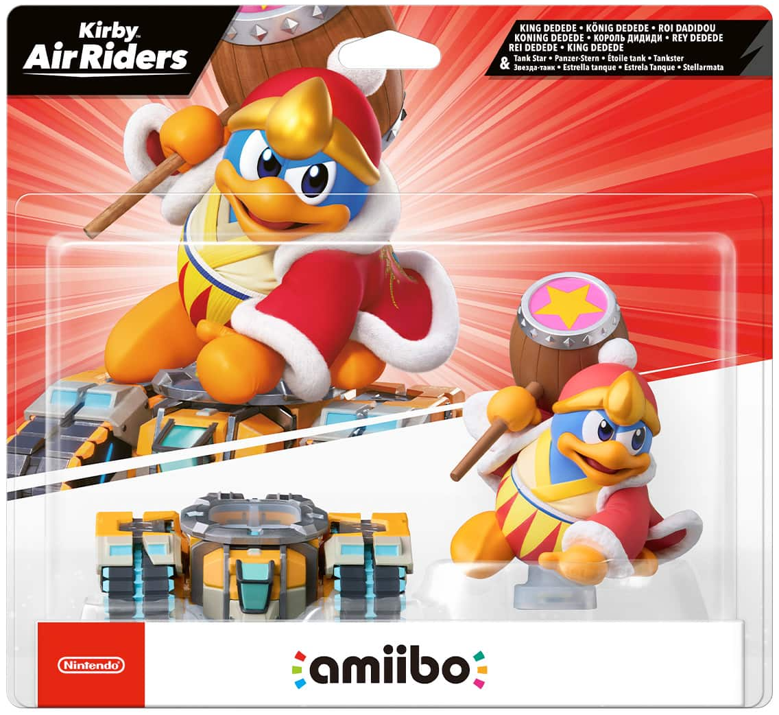 Amiibo Kirby Air Riders King Dedede & Tank Star
