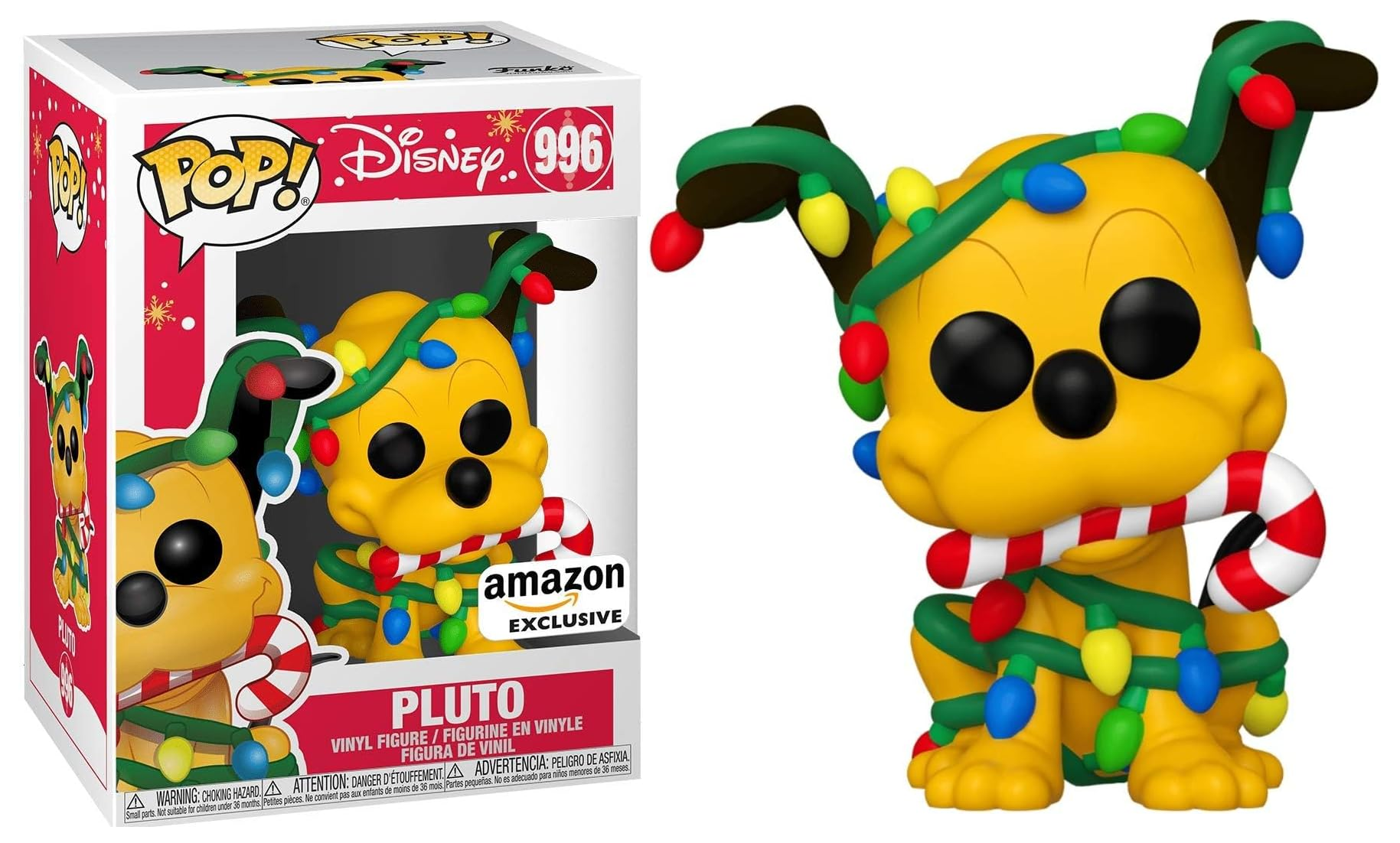 Funko Pop Disney Holiday Pluto (Amazon Exclusive)