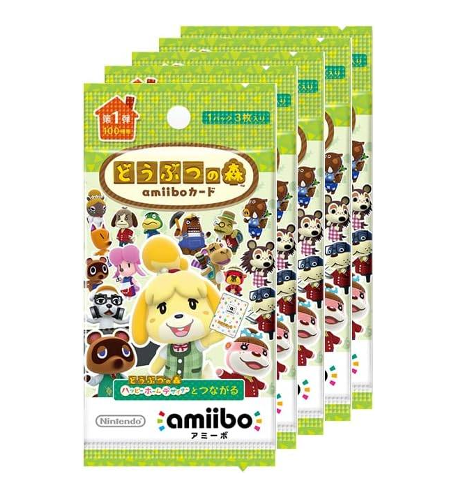 Amiibo Cards: Animal Crossing / Doubutsu no mori - Vol.1 - (1 Pack)