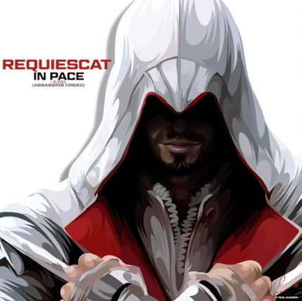 Assassins Creed Ezio Frameless Art Painting (30*30 cm)