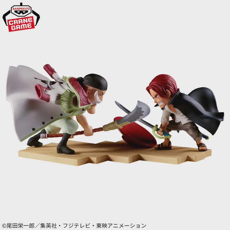 Banpresto Anime One Piece World Collectable Edward Newgate VS Shanks Figure (13cm)