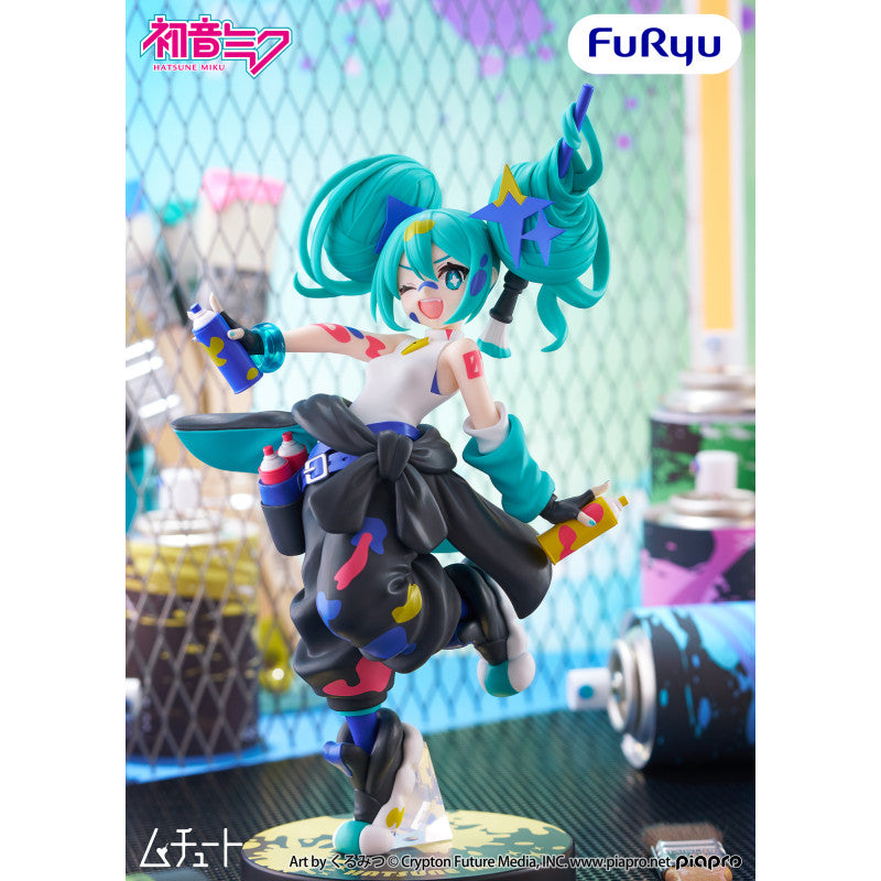 Anime Hatsune Miku Paint Girl Another Color Ver. Figure (19cm)