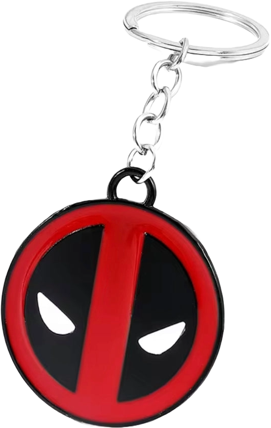 Marvel Deadpool Mask Pendant Keychain