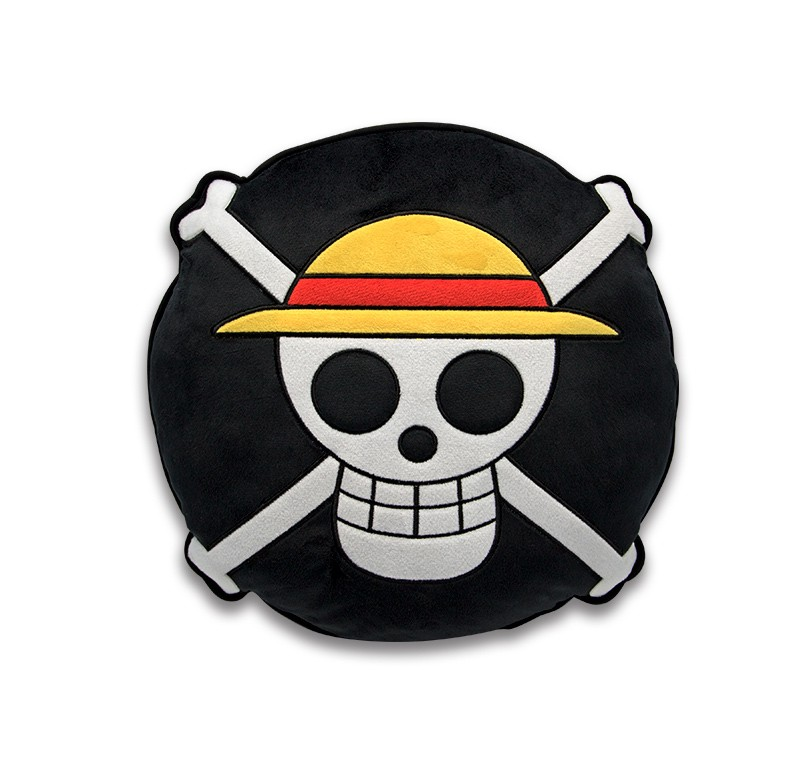 Official Anime One Piece Skull Cushion (32x8x32cm)