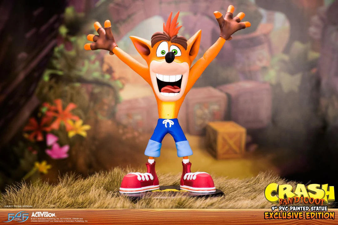 Official F4F Crash Bandicoot PVC Exclusive Edition Statue (22cm)