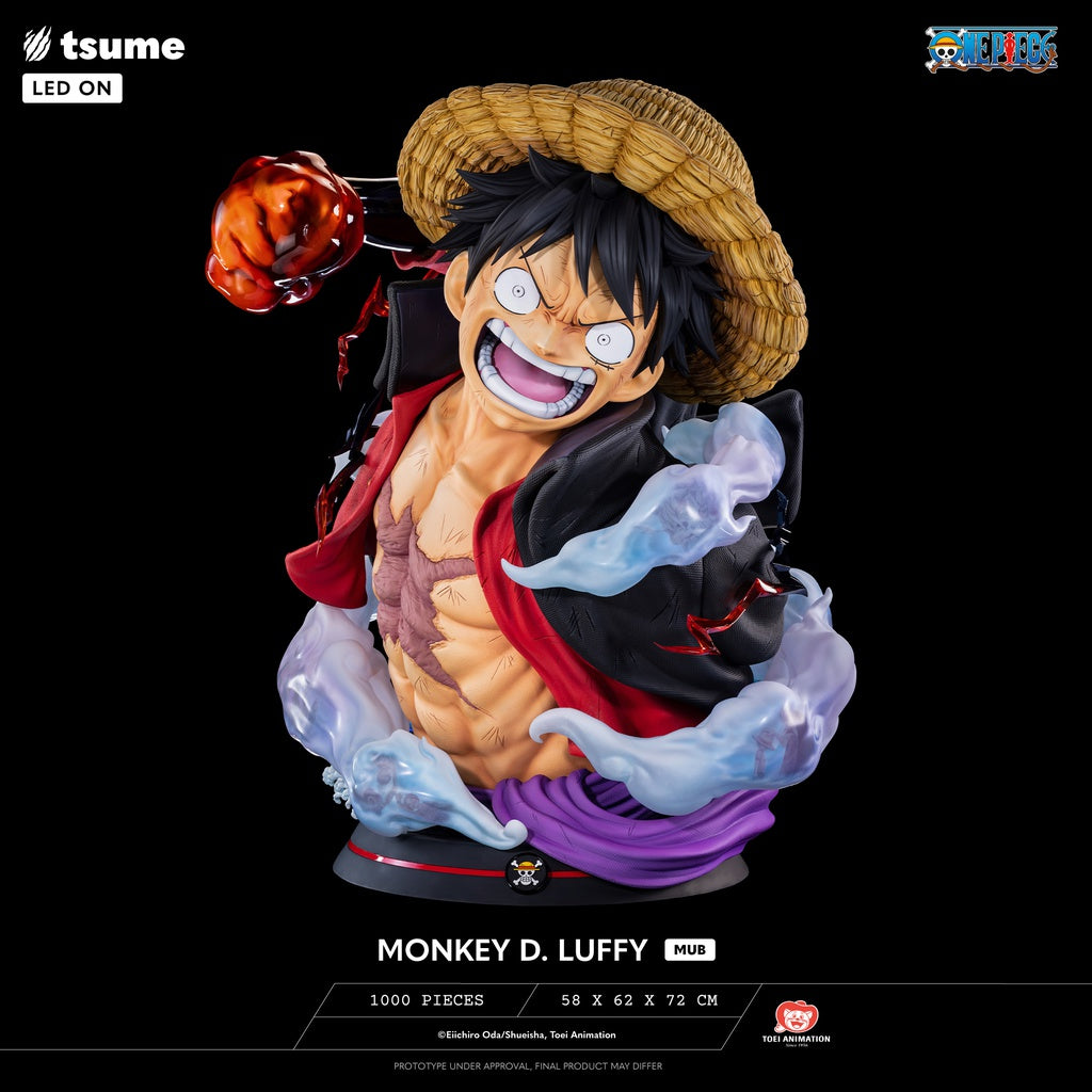 Tsume-Art Anime One Piece Monkey D. Luffy My Ultimate Bust Limited Edition 1000 Pieces Figure (72cm)