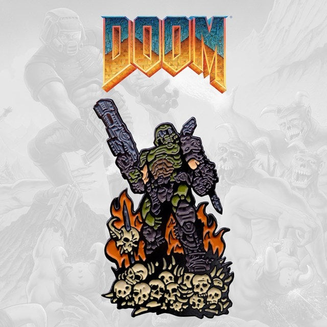 Official Doom Eternal Pin Badge Doom Guy Limited Edition
