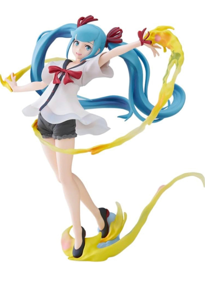 Anime Hatsune Miku Shiny Mega Figure - (22cm)
