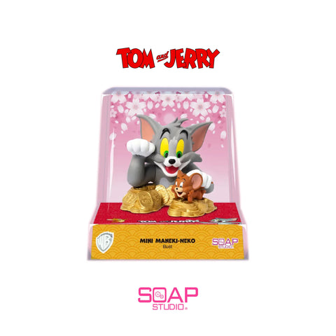 [JSM] Official Soap Studio Tom & Jerry Mini Maneki-Neko Bust Figure