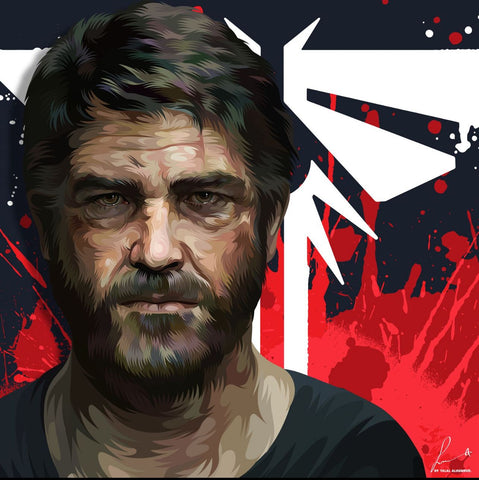 The Last Of Us Joel Frameless Art Painting (30*30 cm)