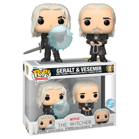Funko Pop The Witcher Geralt & Vesemir 2 pack (Special Edition)