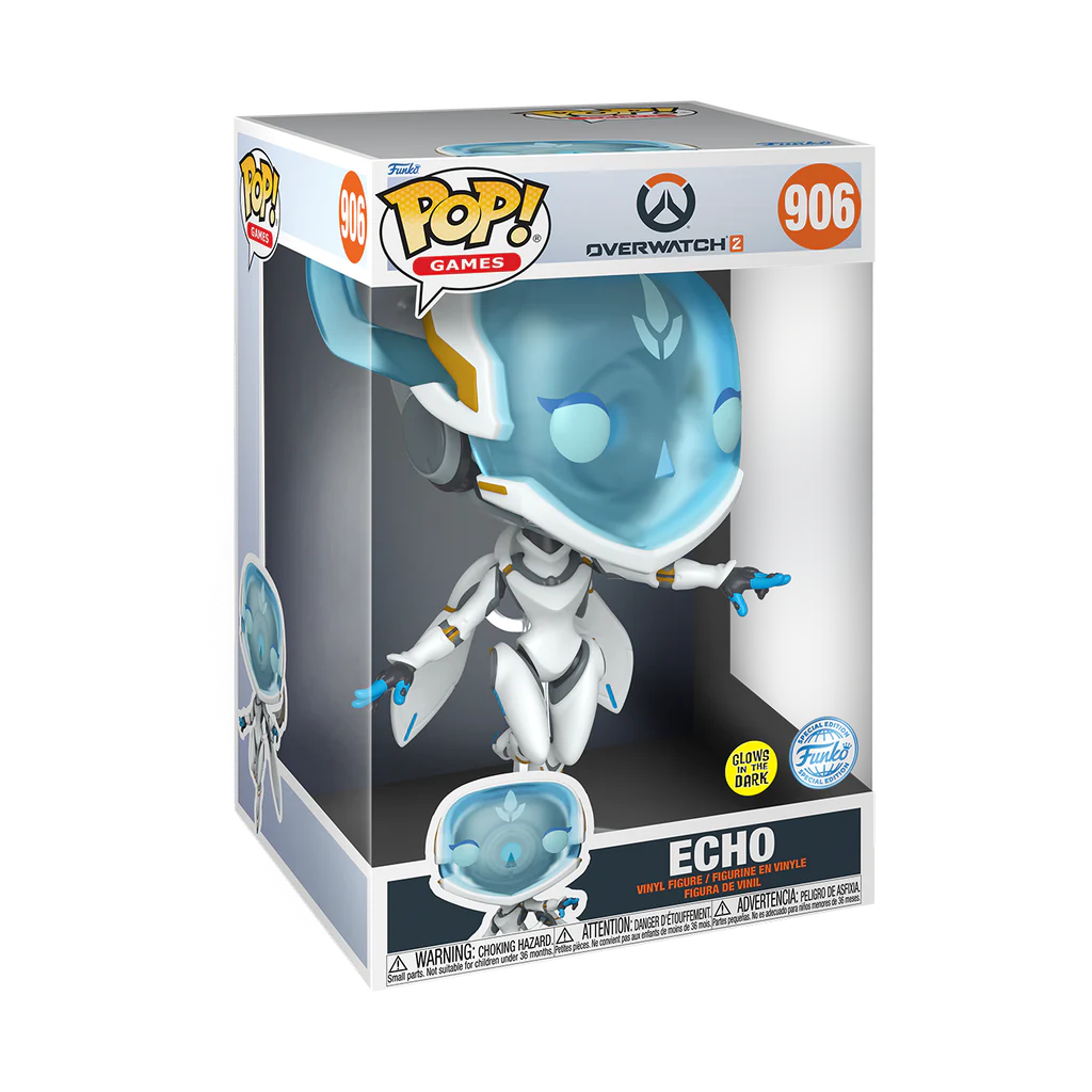 Funko Pop Overwatch 2 Echo 10inch (Special Edition + Glows in The Dark)