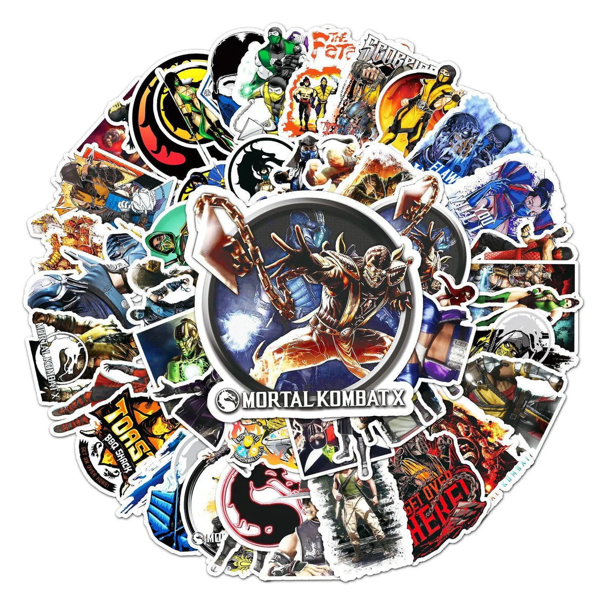 Mortal Kombat Stickers (50pcs)