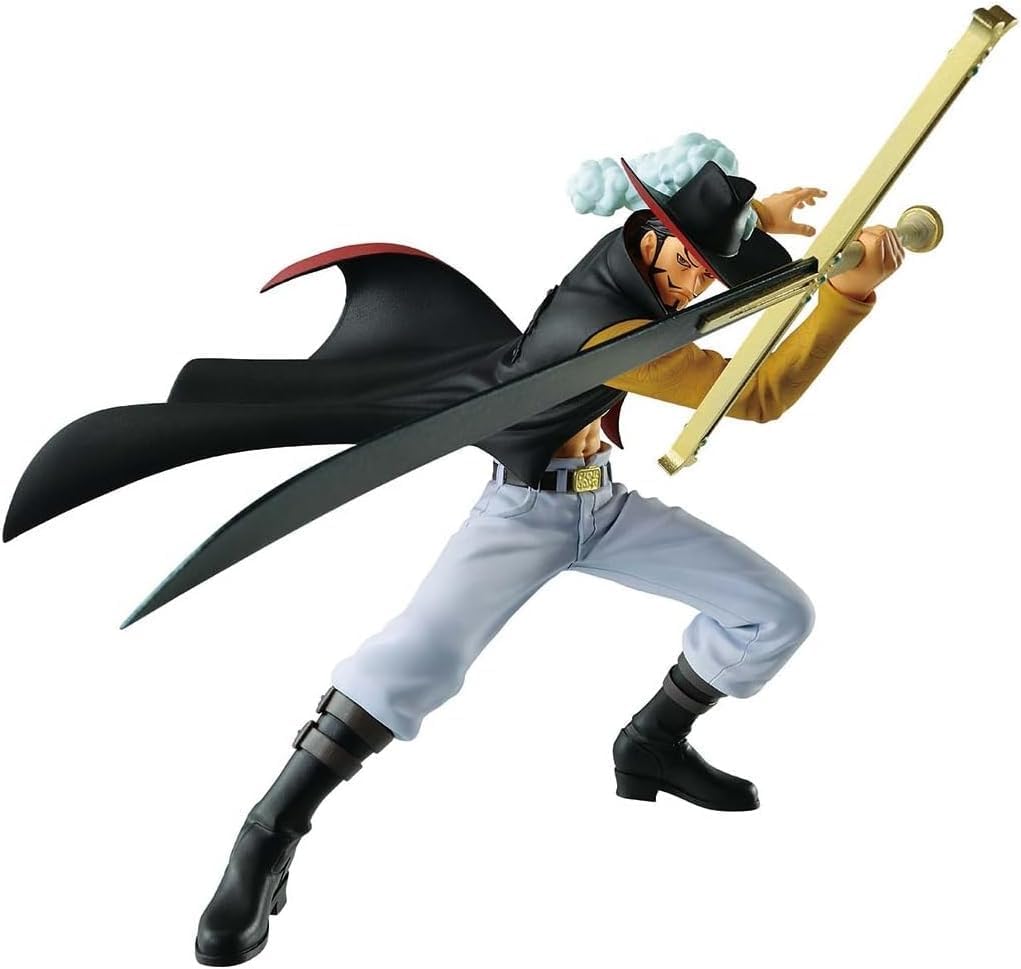 Anime One Piece Battle Record Collection Dracule Mihawk Figure - (13cm)